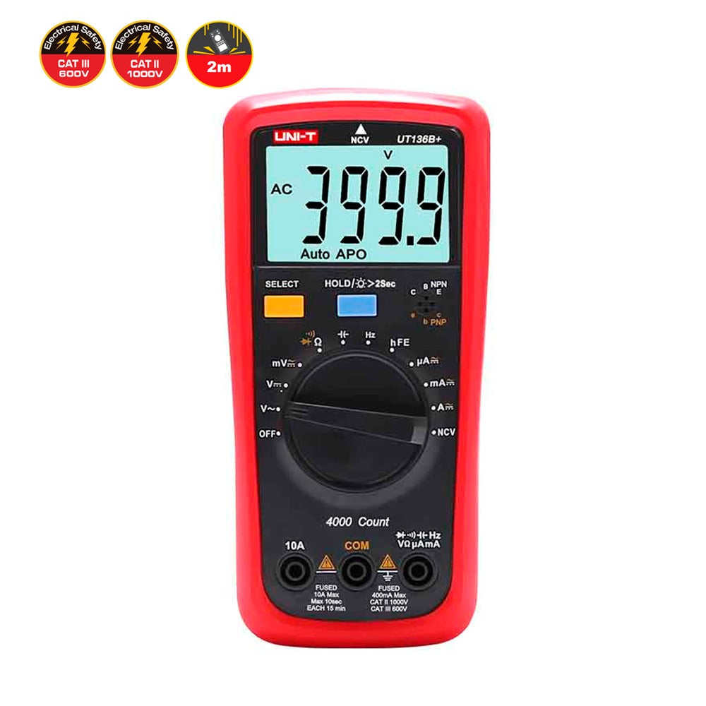 Multimetro digital con temperatura UNIT UNI-T UT-136B+ UT136B+