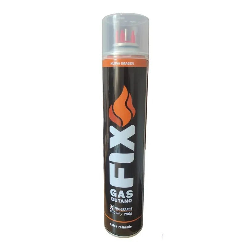 Gas Butano FIX Ultra Refinado Recarga Todo Tipo Encendedores sopletes EDI-500