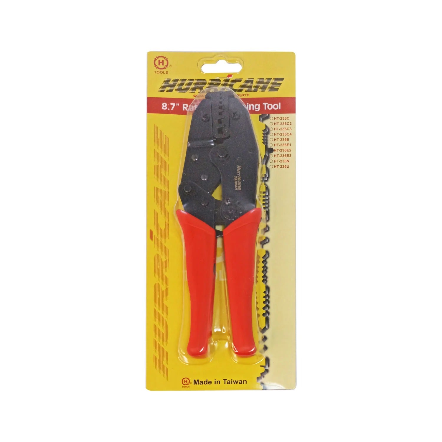 Alicate Crimping Metal de 8,7 pulg Hurricane HT-236E2