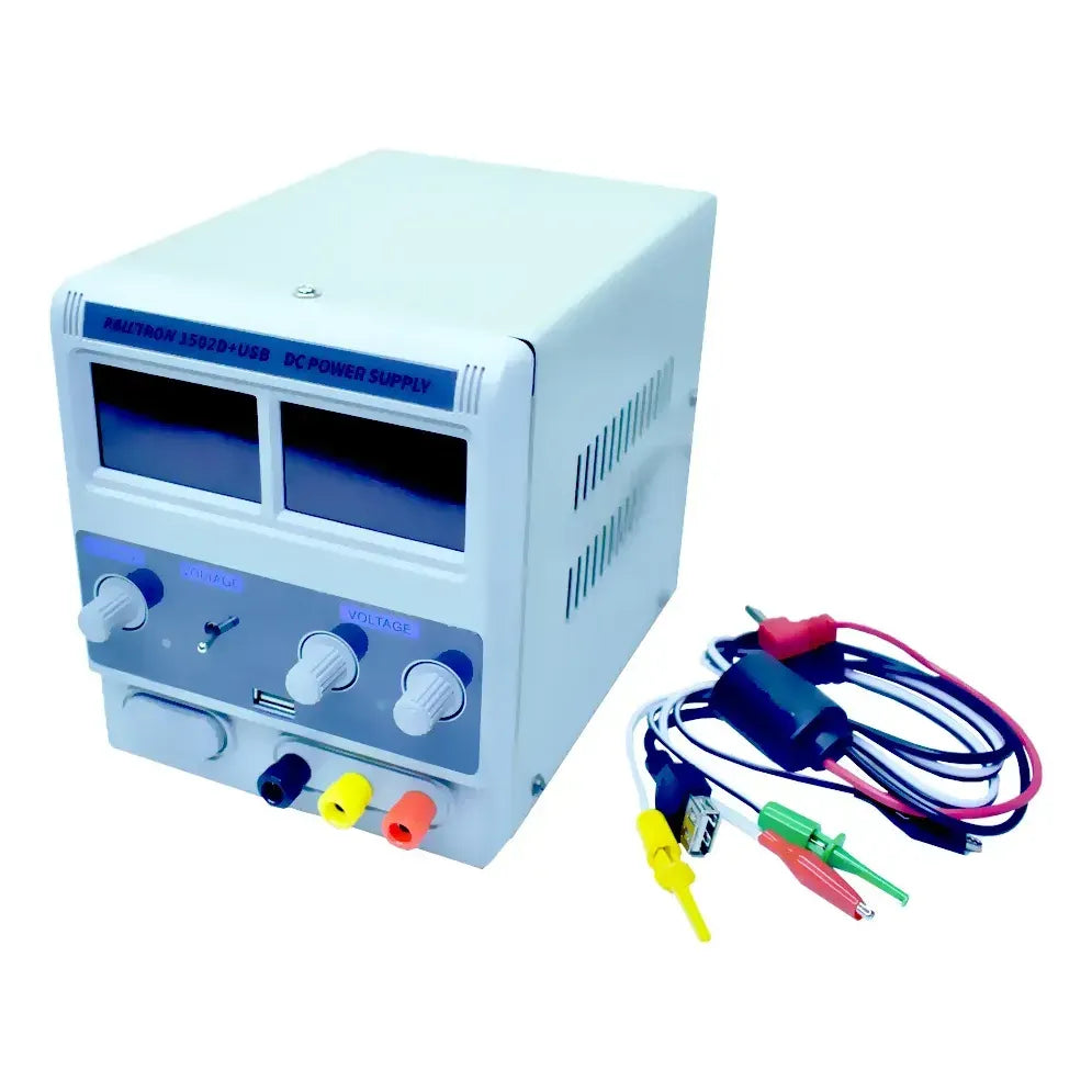 Fuente de alimentación regulable Pelltron 1502D+USB