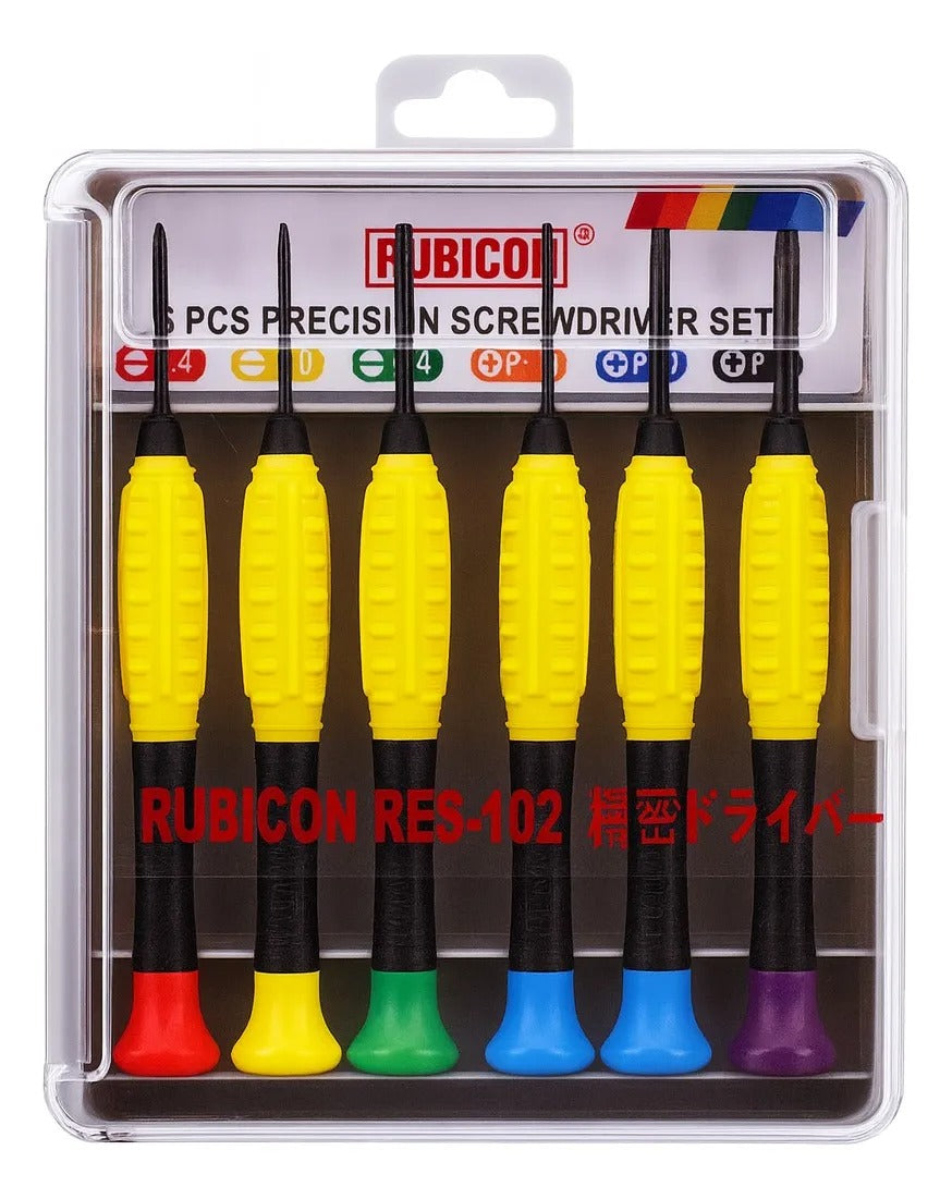 Desarmador Perilleros De Precisión Plano Y Estrella Rubicon