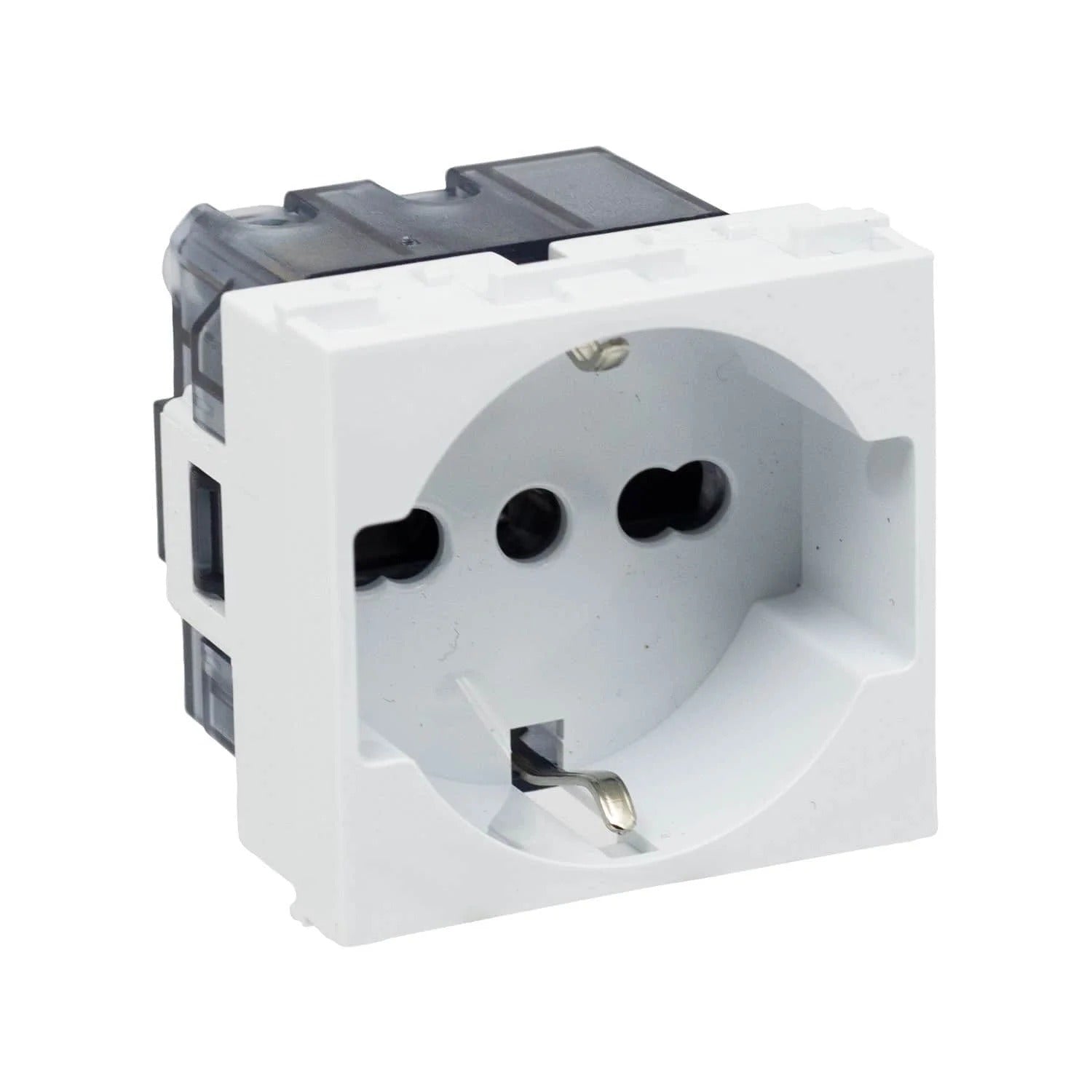 Dado Toma Tipo F (Schuko) con Línea Tierra K427 OPALUX