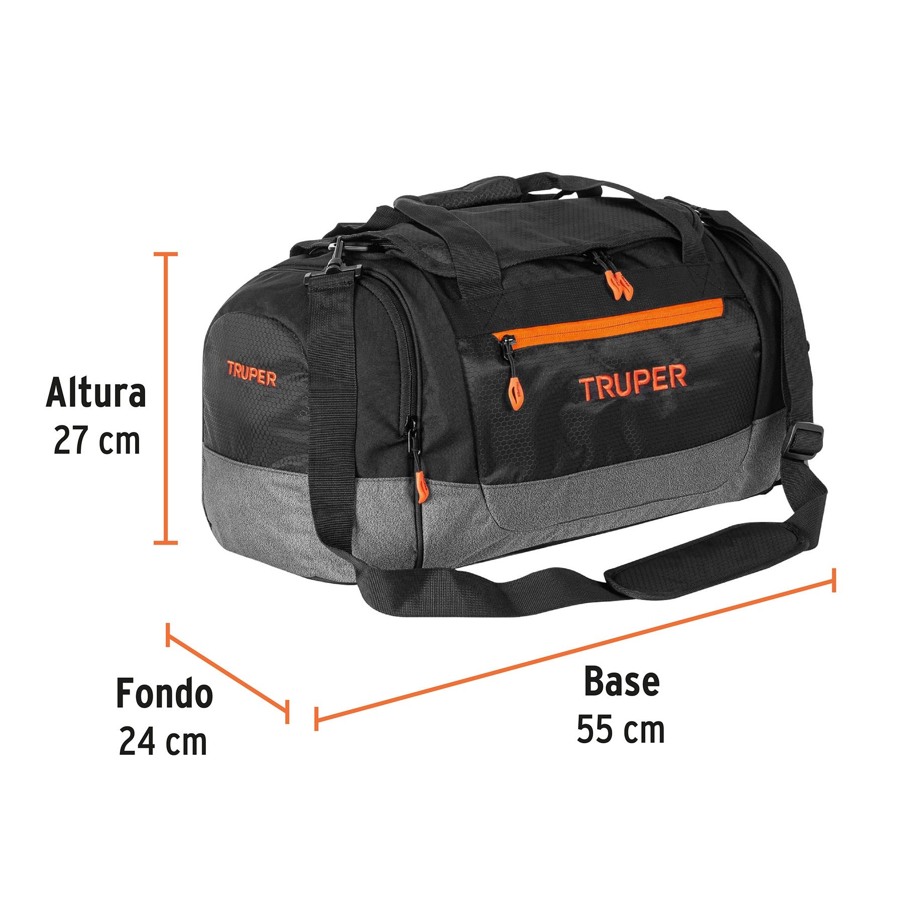 Maleta deportiva 55 cm, TRUPER - 61095