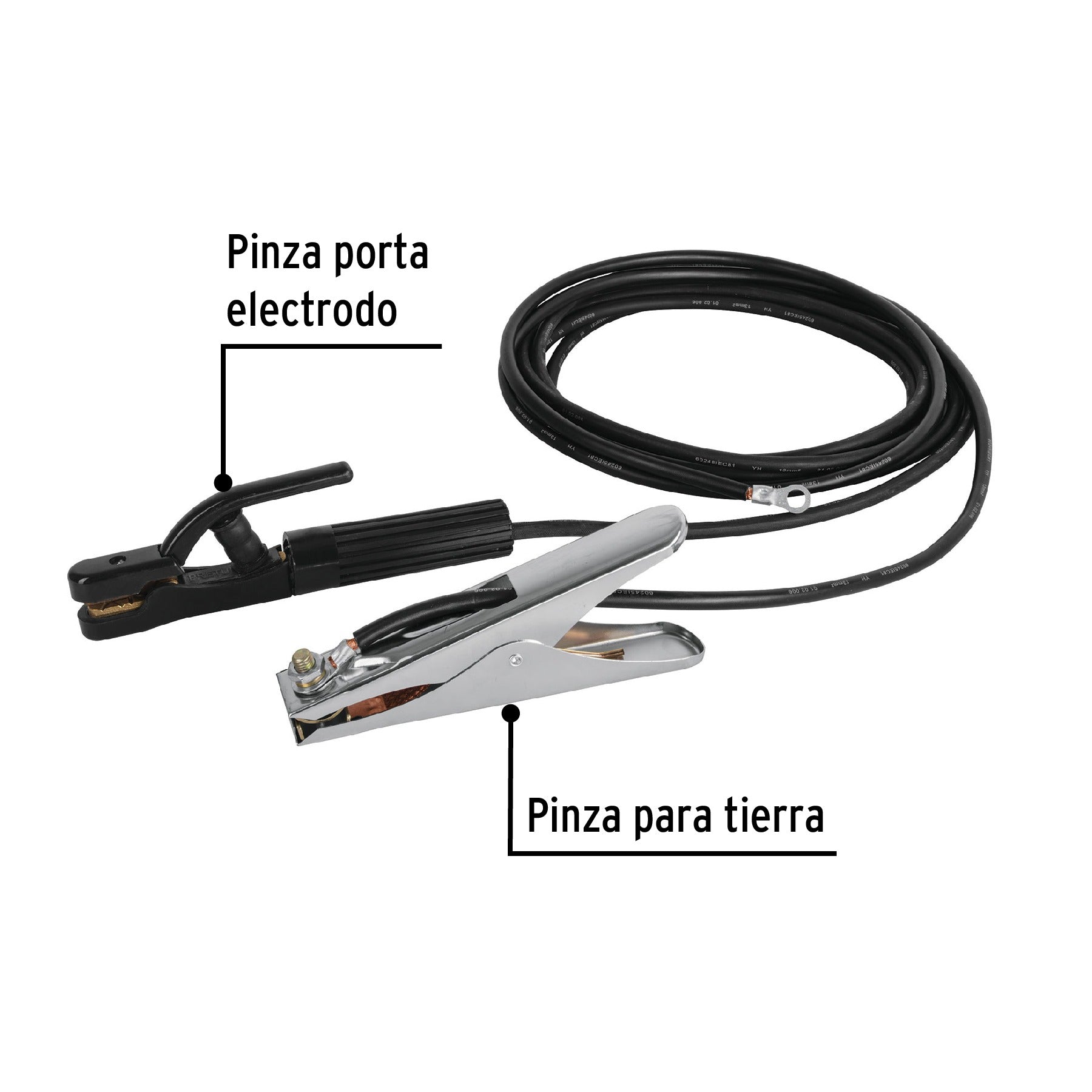 Cables con pinzas para soldadoras de arco y ADA-SOLT, PRETUL - 24349