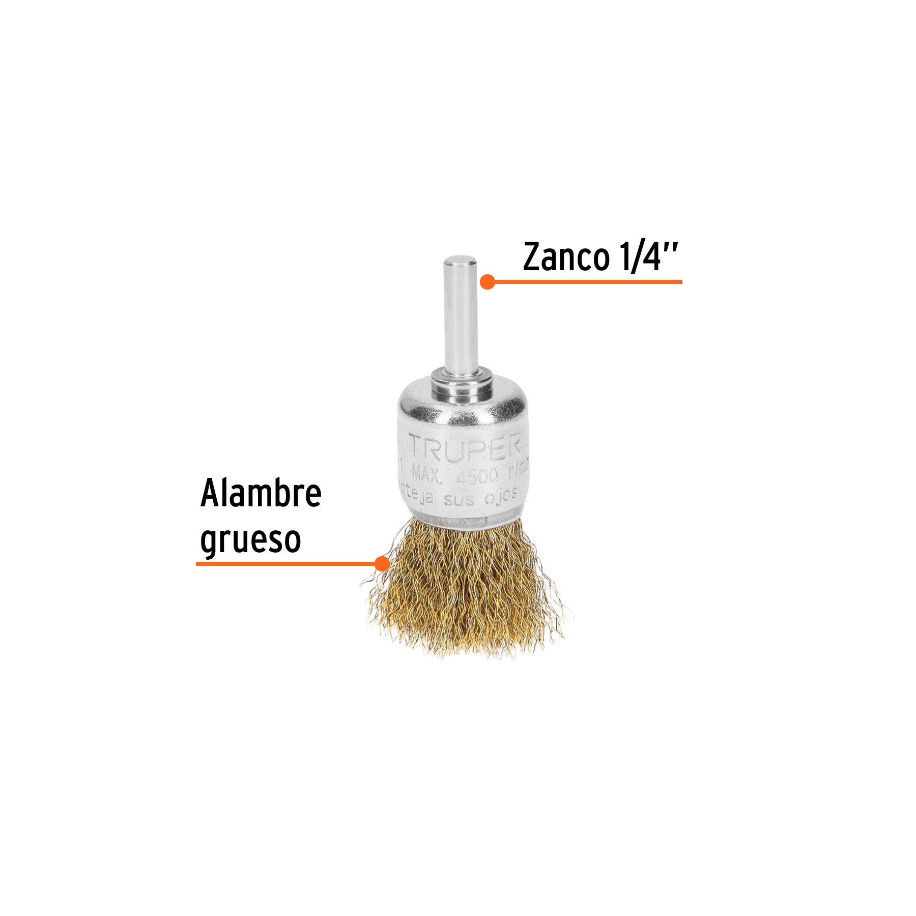 Cardas De Copa 0.3 Mm 1/4  Para Taladro  11595