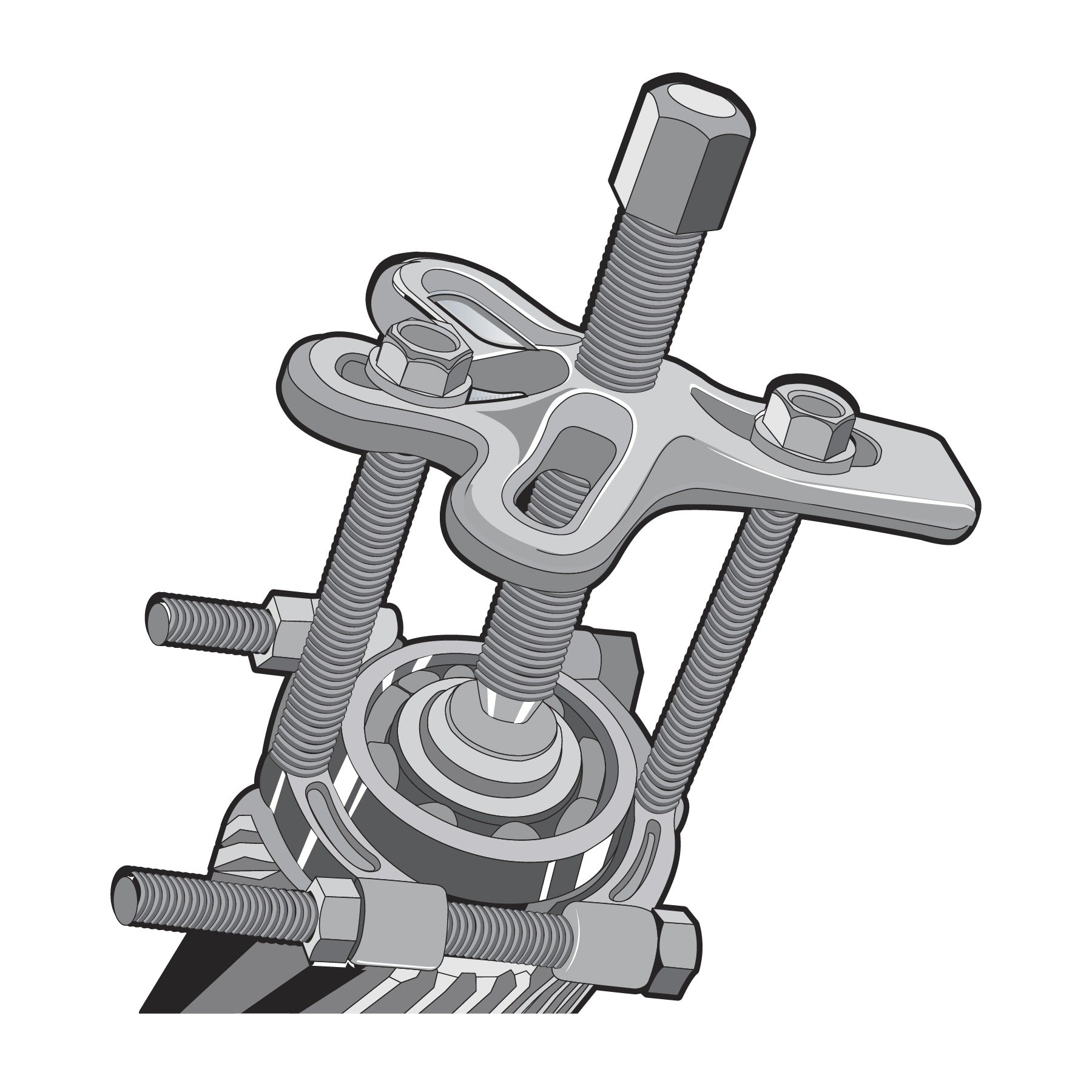 Separador de baleros de 25 a 62 mm, TRUPER - 14516