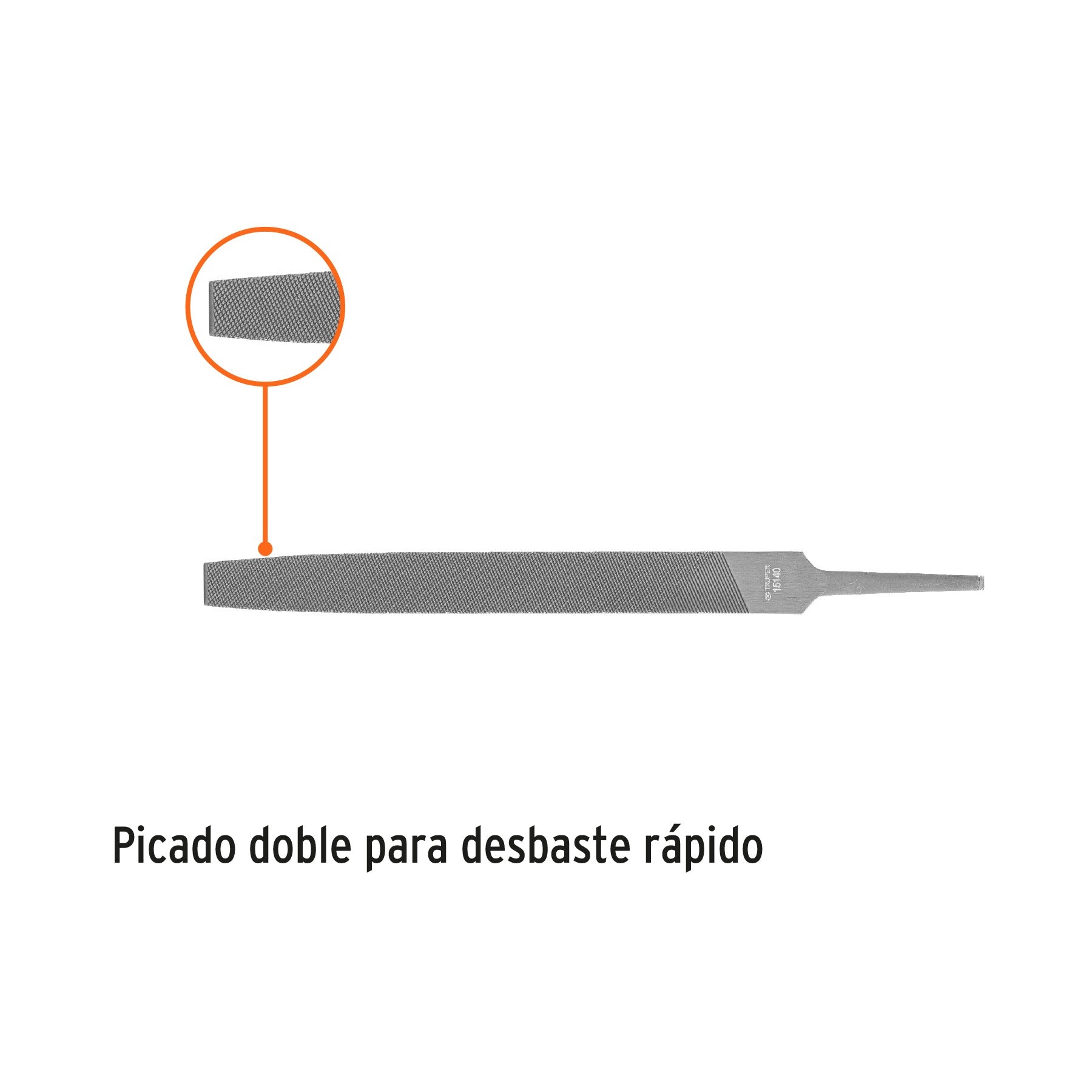 Lima plana bastarda 6 TRUPER - 15140