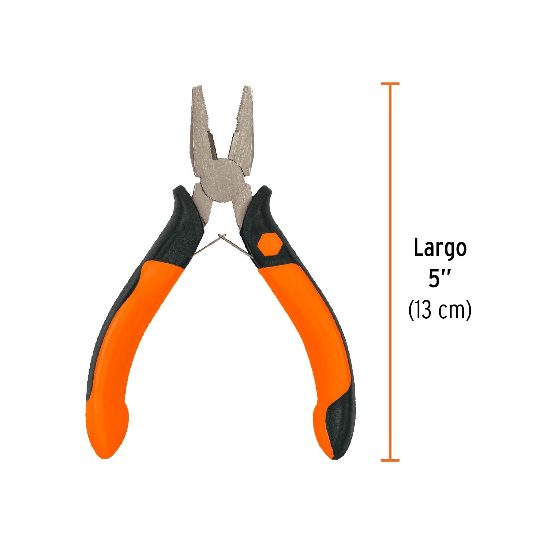 Mini pinza para electricista 5" mango Comfort Grip, TRUPER - 17371