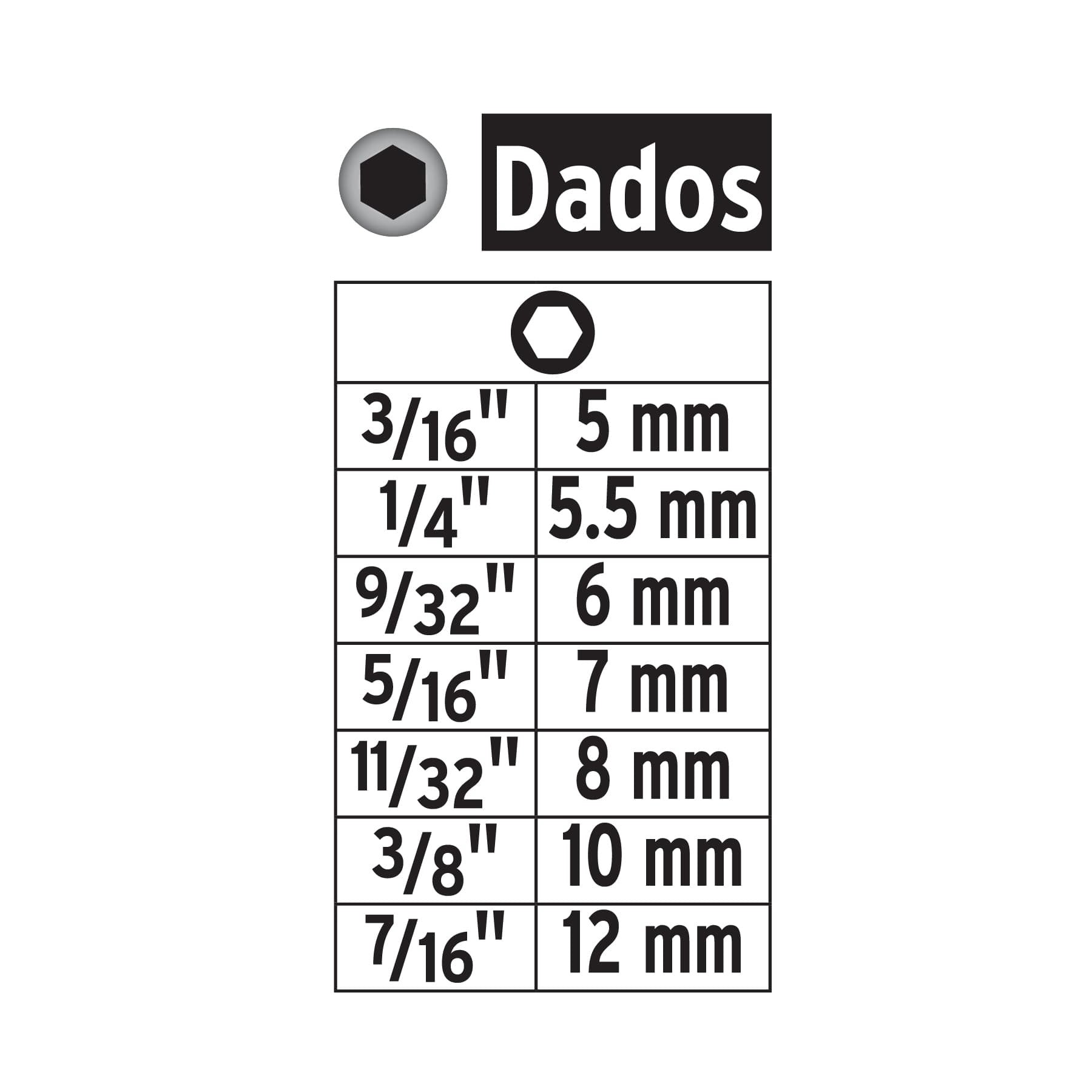 Juego de 14 dados magnéticos para taladro, TRUPER 101961