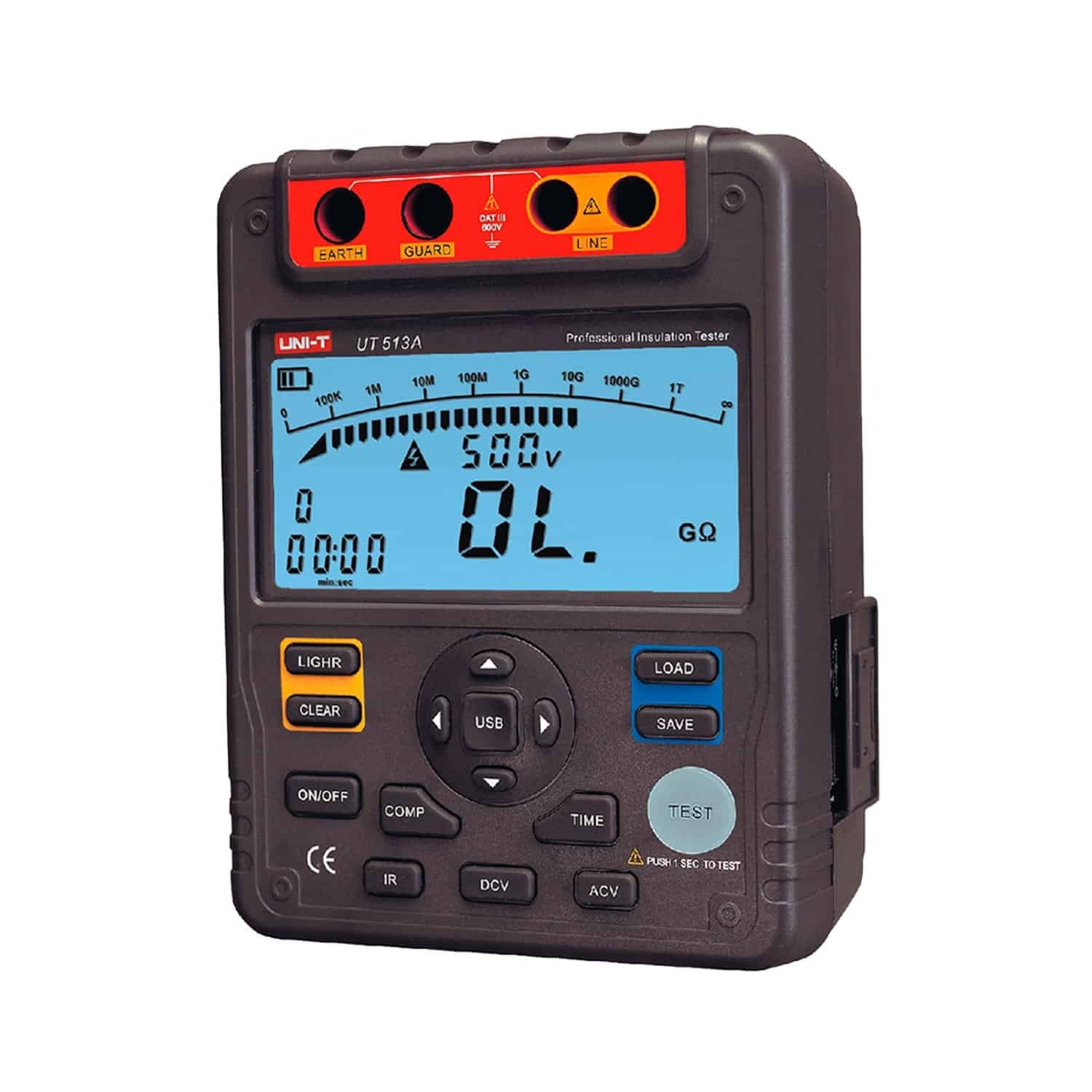 Megómetro digital 5000V UNI-T UT-513A