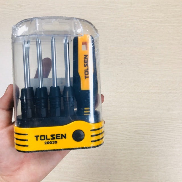 Destornillador Tolsen c/ptas intercam. 8 pz 20039