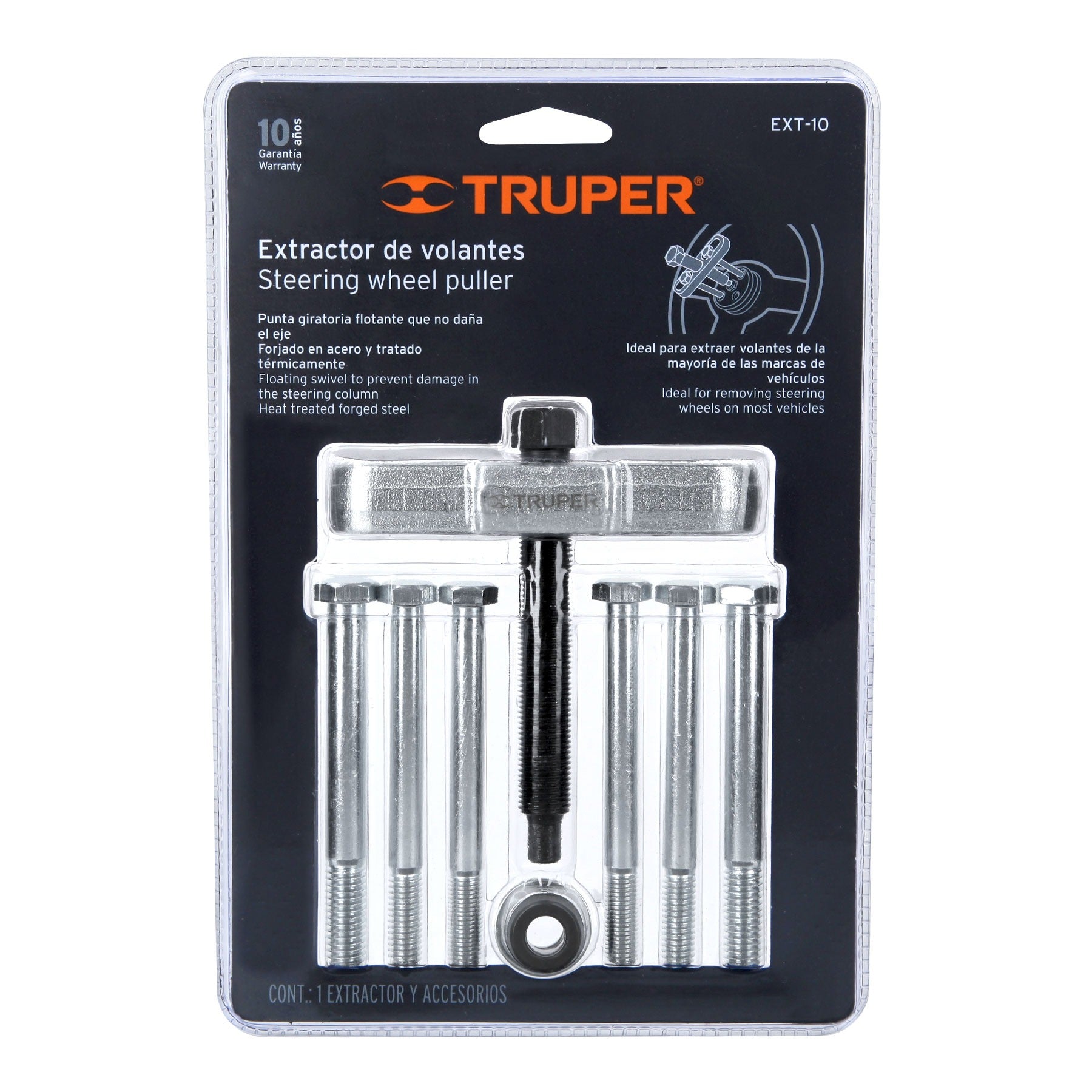Extractor de volantes, 11 piezas, TRUPER - 14508