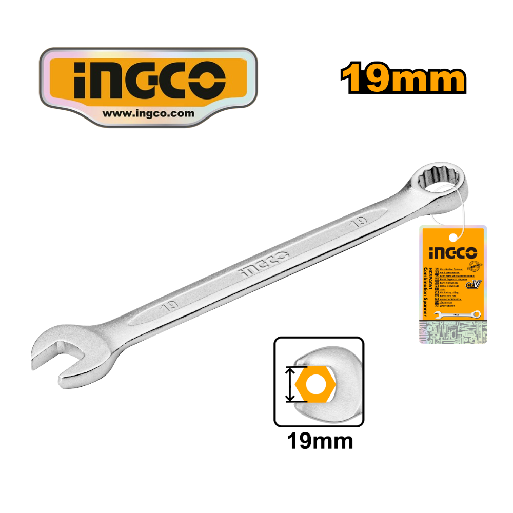 Llave Mixta de 19mm INGCO HCSPA191