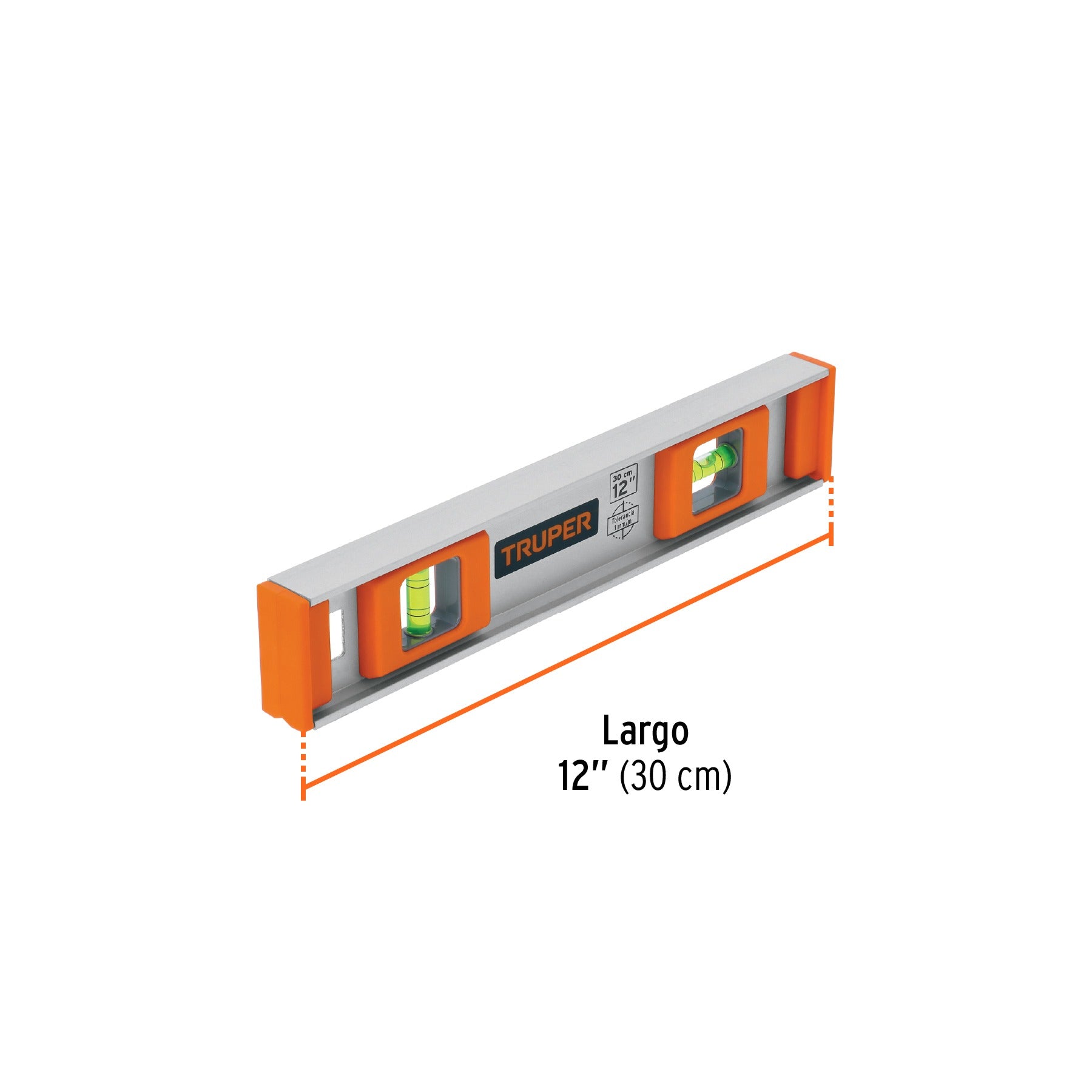 Nivel profesional de 12" con protección de ABS, Truper - 17030