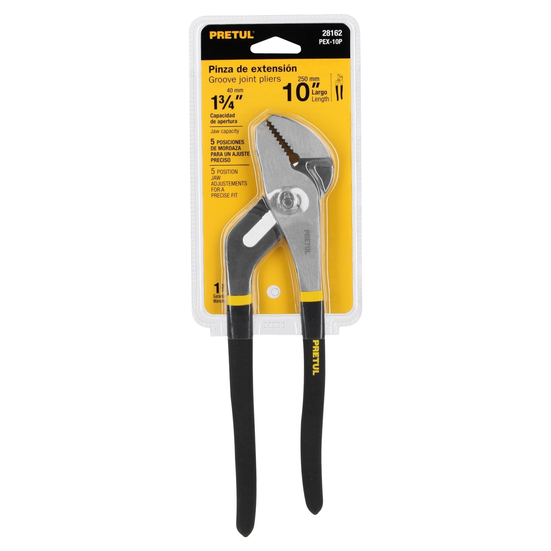 Pinza de extensión 10" mango de PVC, PRETUL 28162