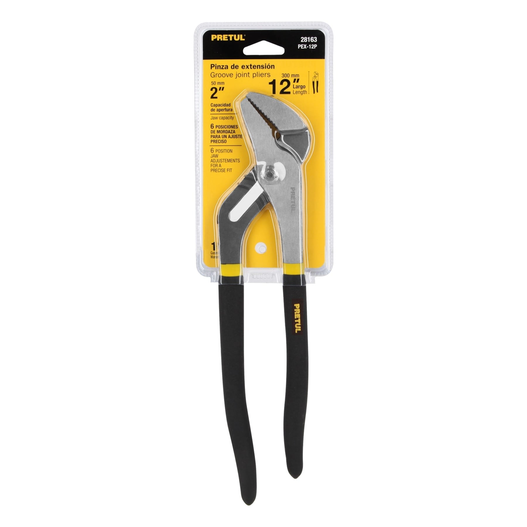 Pinza de extensión 12" mango de PVC, PRETUL 28163