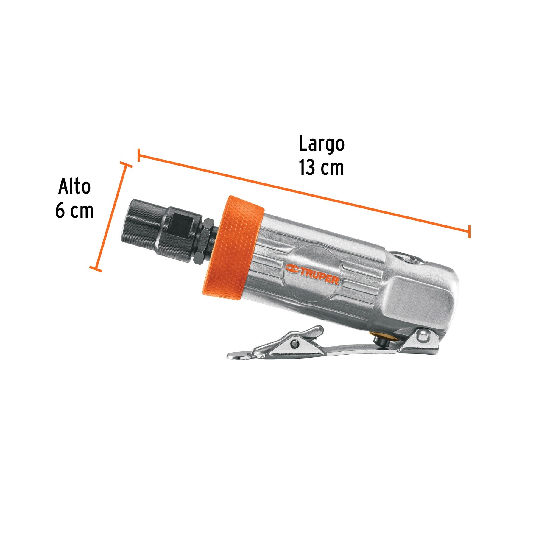 Kit de mini esmeriladora 1/4" con estuche plástico, TRUPER 16887