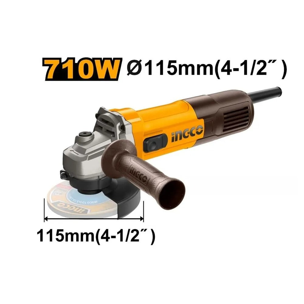 Amoladora Angular 710w INGCO AG7118