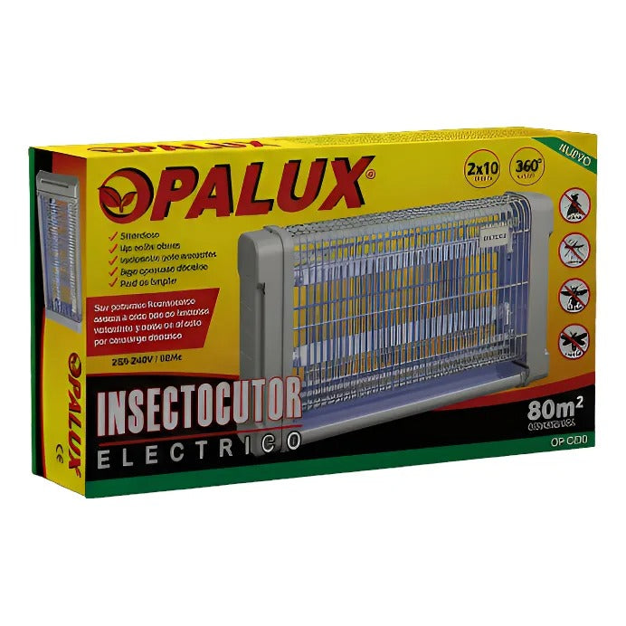 Insectocutor Electronico Mata Mosquitos de 20w 80m2 Opalux OP-C220L