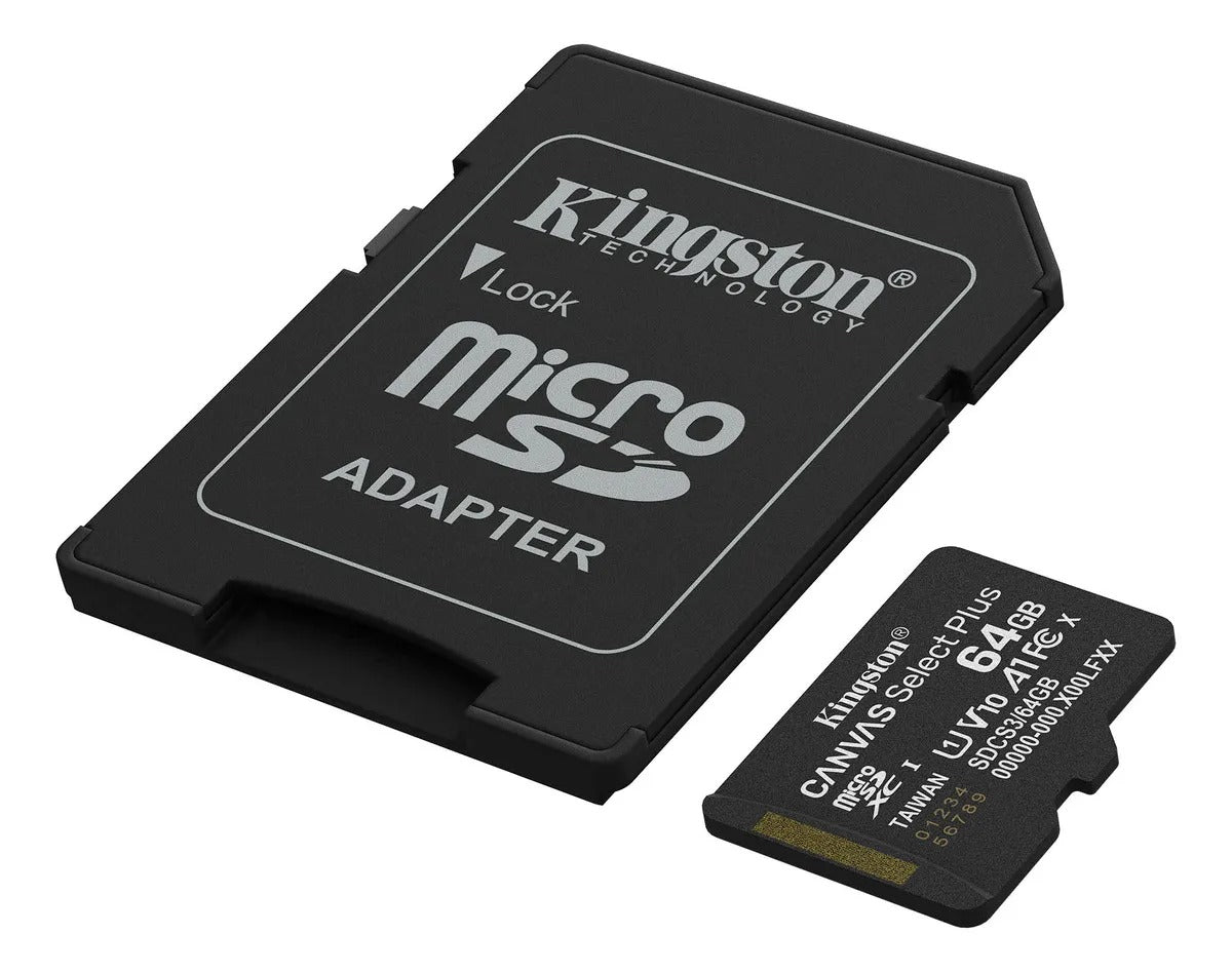 Tarjeta De Memoria Micro Sd Kingston Canvas Select Plus 64gb