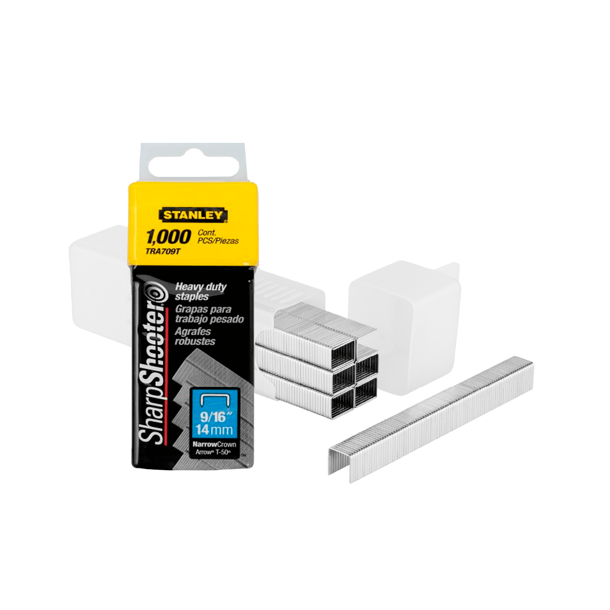 Grapas 9/16 (1000 pcs) T/Pesado Stanley - TRA709T