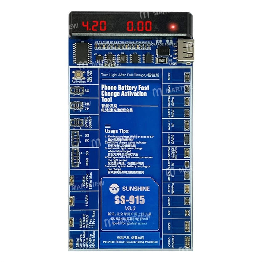 Placa de Activación de Batería SS-915 Sunshine