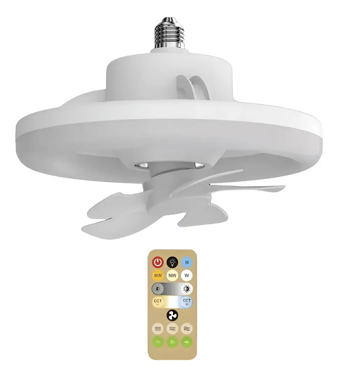 Ventilador Multifuncional con Luz LED 48W OPALUX OP-LF48W-CCT