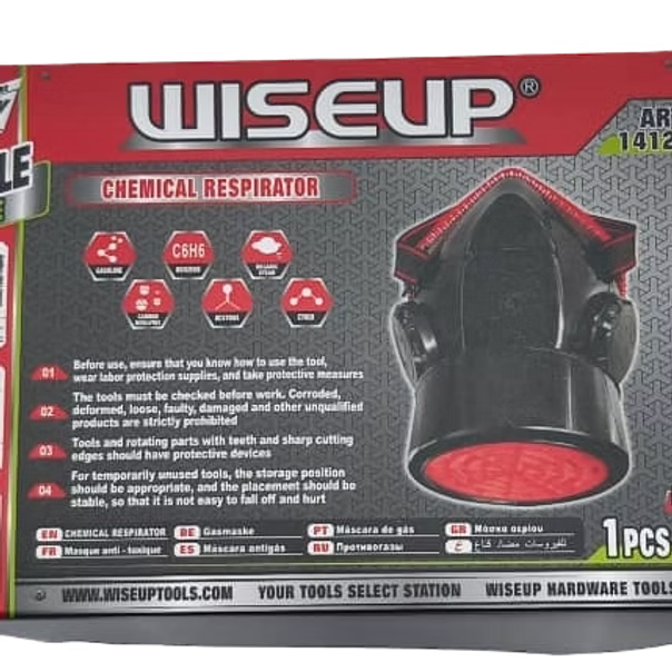Respirador de cartucho único Wiseup 141201