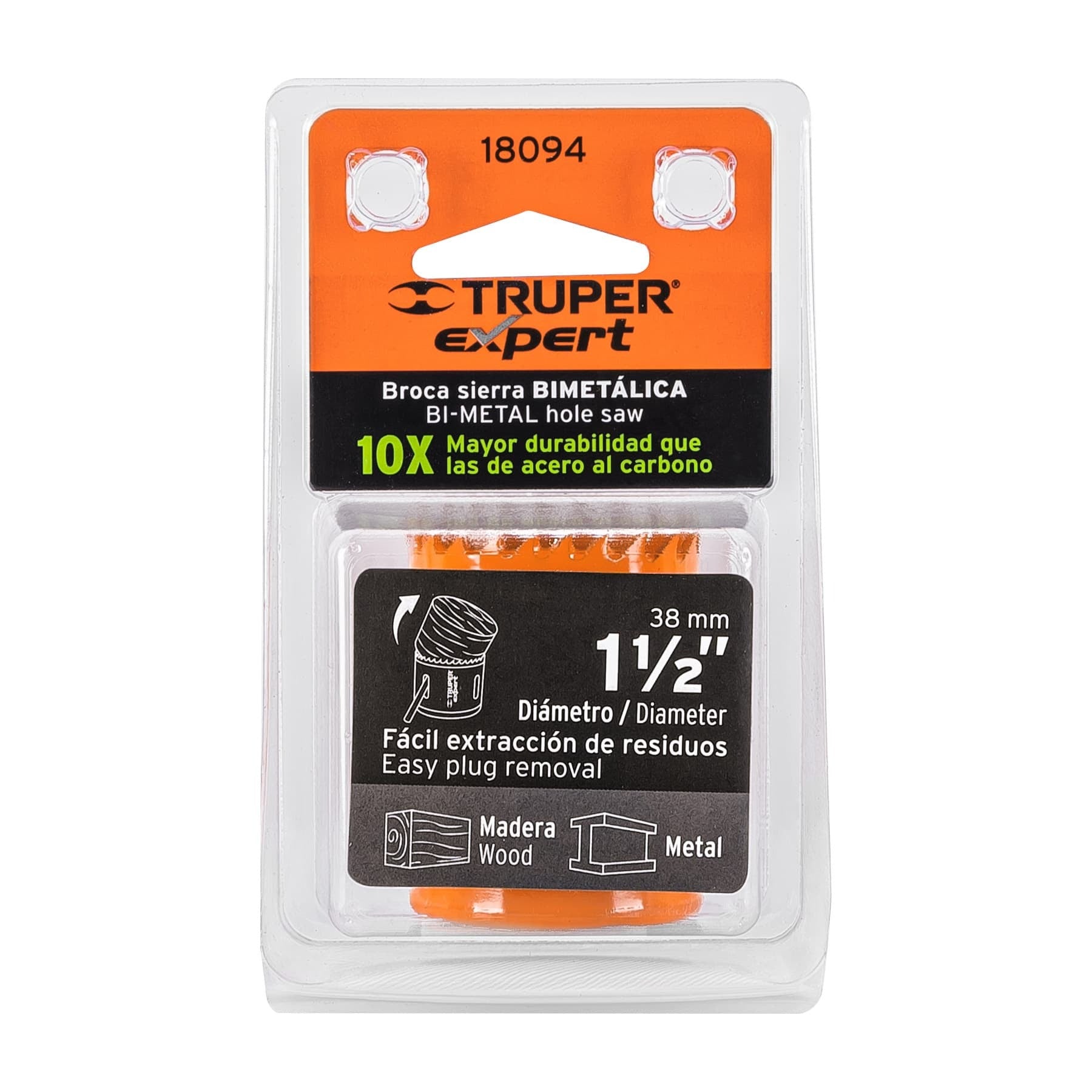 Brocasierra bimetálica 1-1/2", Truper - 18094