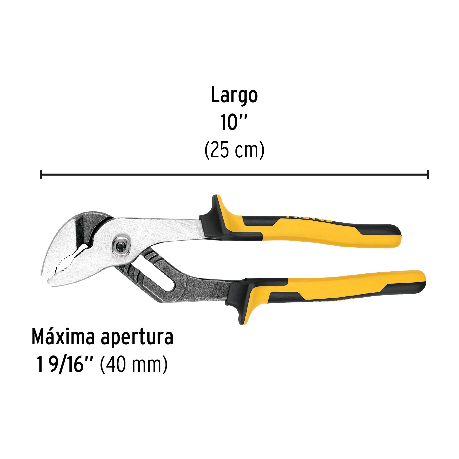 Pinza de extensión 10" mango Comfort Grip, PRETUL 27158