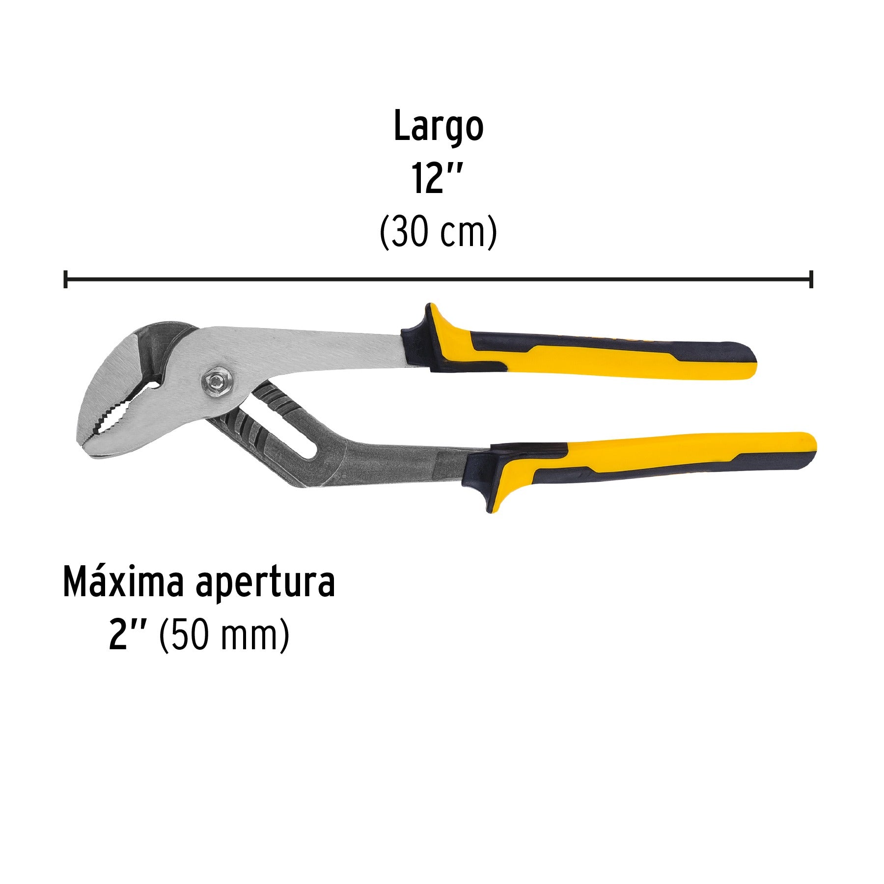 Pinza de extensión 12" mango Comfort Grip, PRETUL 27159