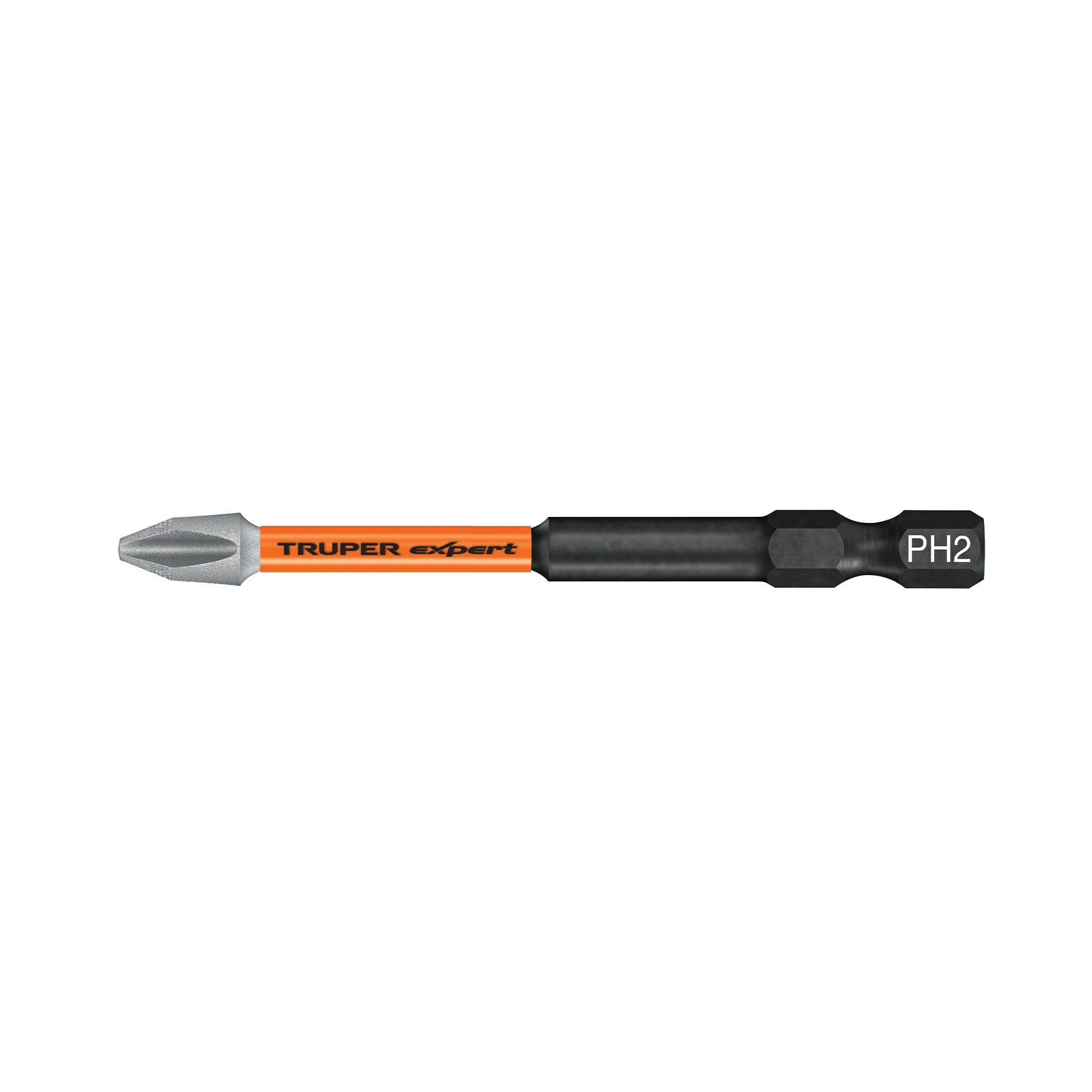 Estuche con 5 puntas de cruz PH2 de impacto largo 3", TRUPER - 100821