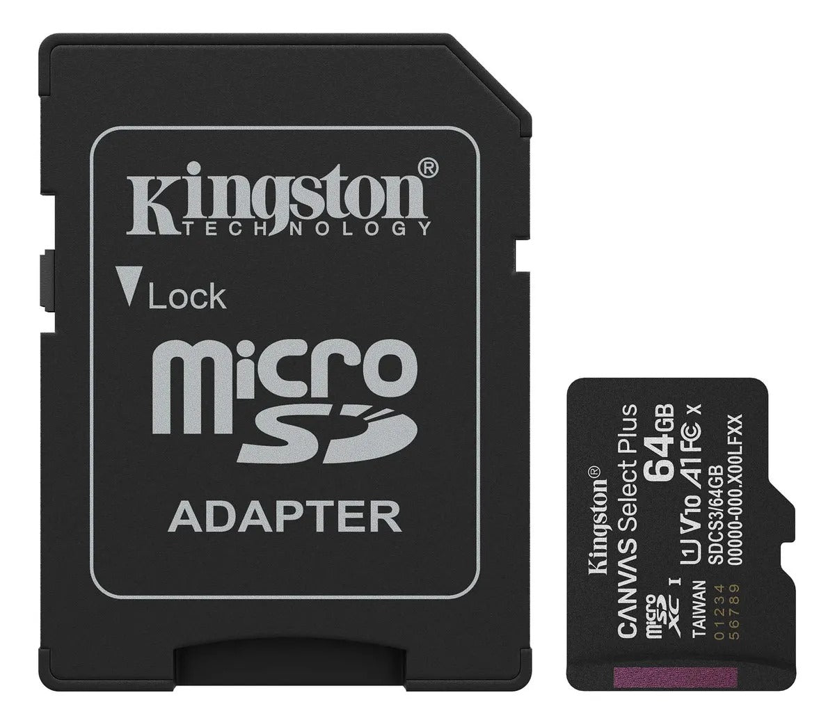 Tarjeta De Memoria Micro Sd Kingston Canvas Select Plus 64gb