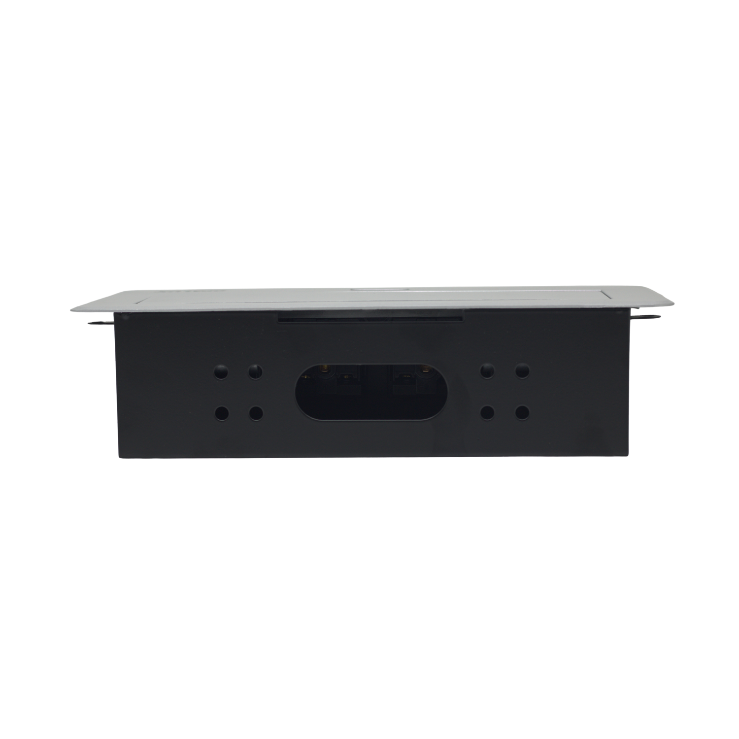 Tomacorriente Plateado Para Mueble 4 Tomas Universales OP-UTS4SL OPALUX