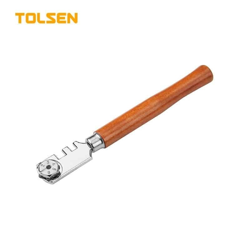 Corta Vidrio mango de madera 130mm Tolsen 41030