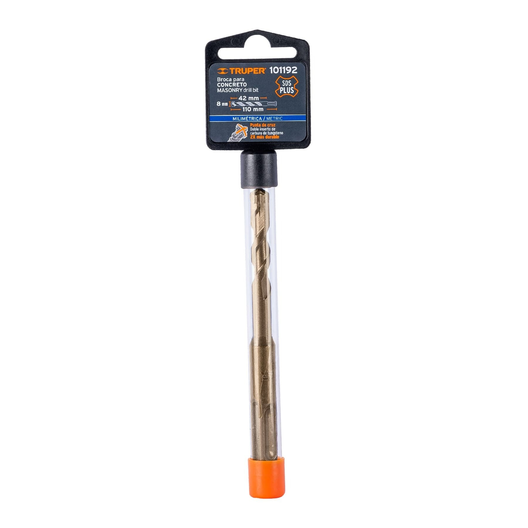 Broca SDS Plus 8 x 110 mm, TRUPER 101192