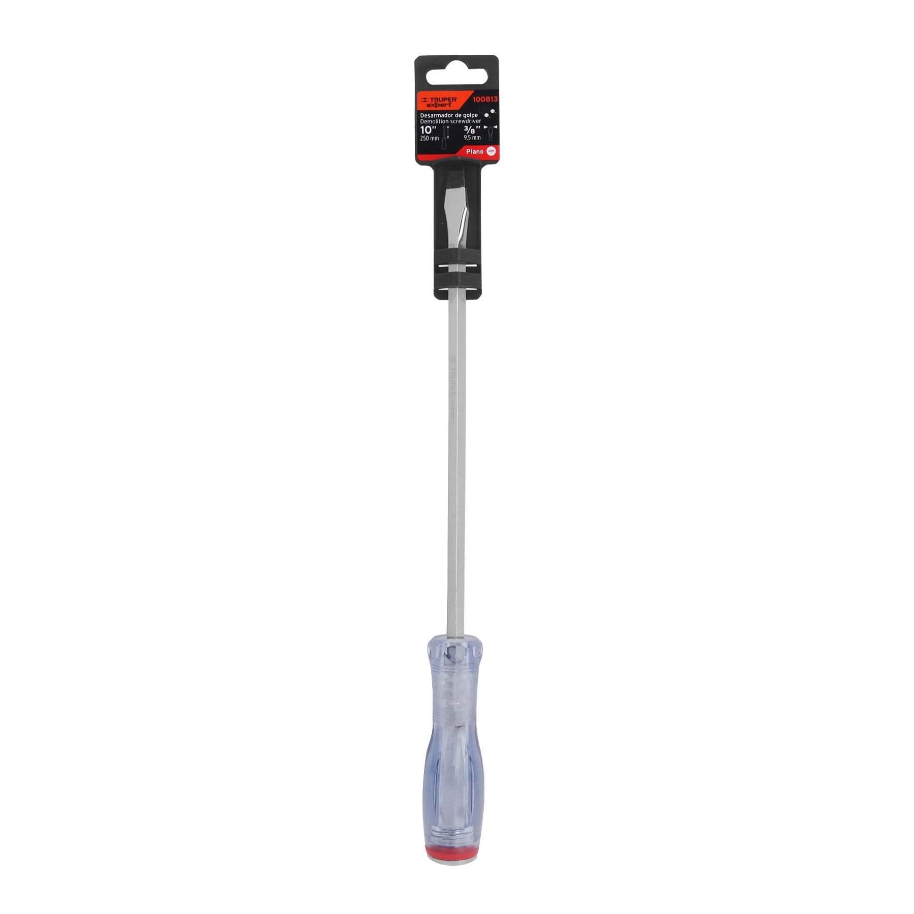 Desarmador plano de golpe 3/8" x 10", TRUPER 100813