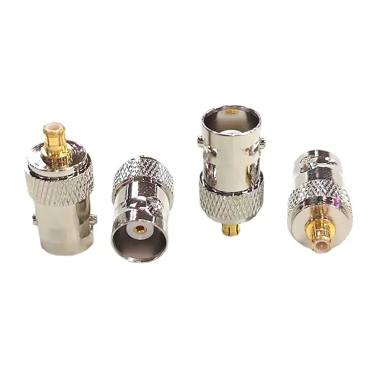 Conector hembra Q9 BNC a MCX macho, Conector recto BNC a MCX