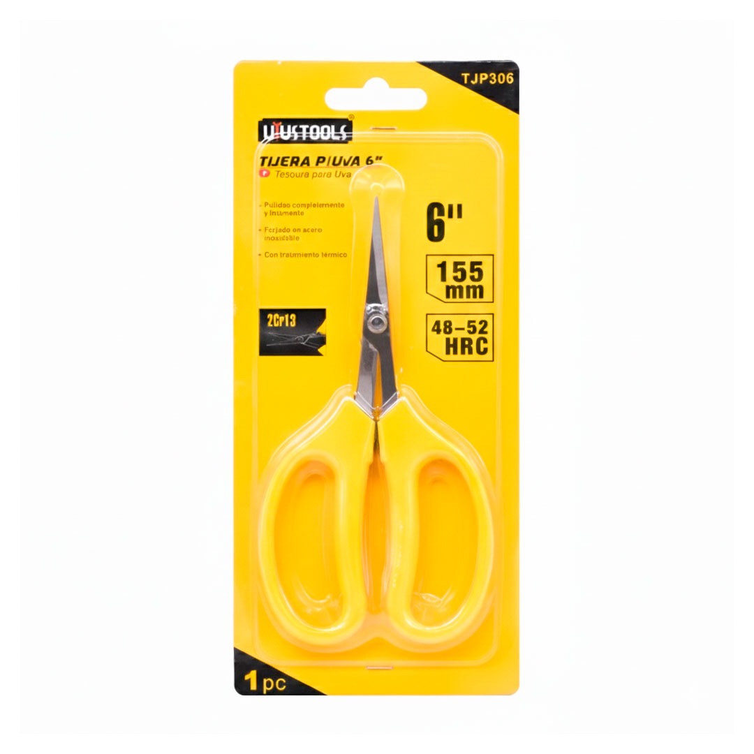 Tijera para Uva de 6 pulg recto Uyustools TJP306R