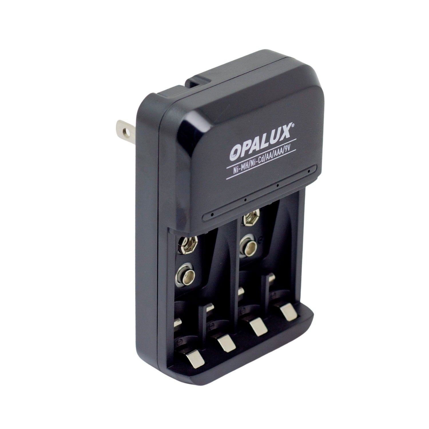 Cargador de Pilas AA/AAA/9V OPALUX OP-BC8021