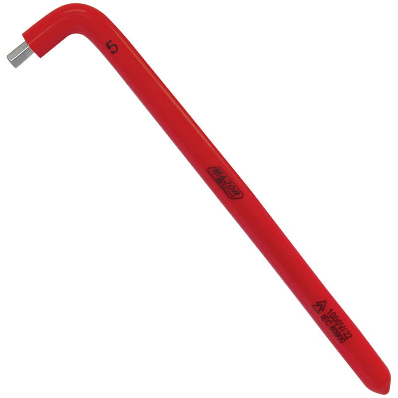 Juego de Llaves en L Hexagonales aislada por inmersion 6pcs 3/4/5/6/8/10mm V82006