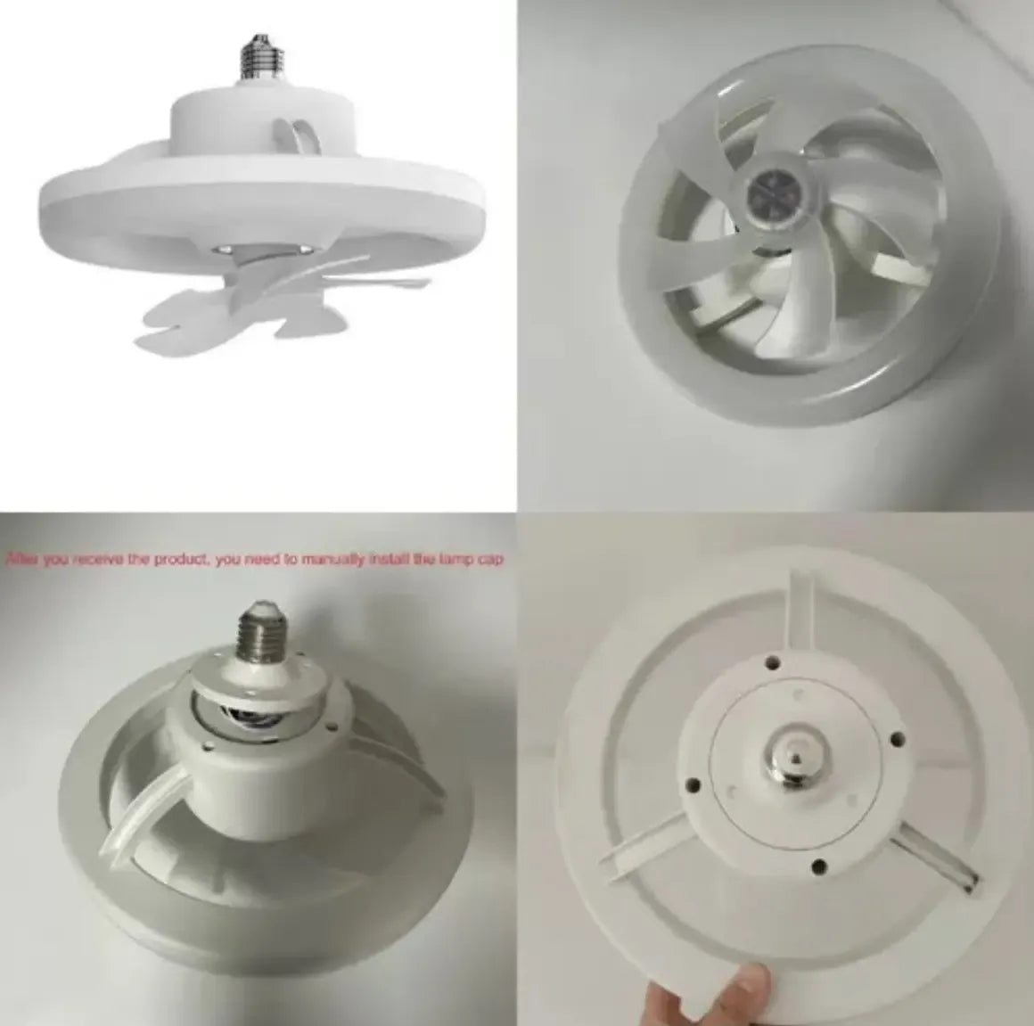 Ventilador Multifuncional con Luz LED 48W OPALUX OP-LF48W-CCT