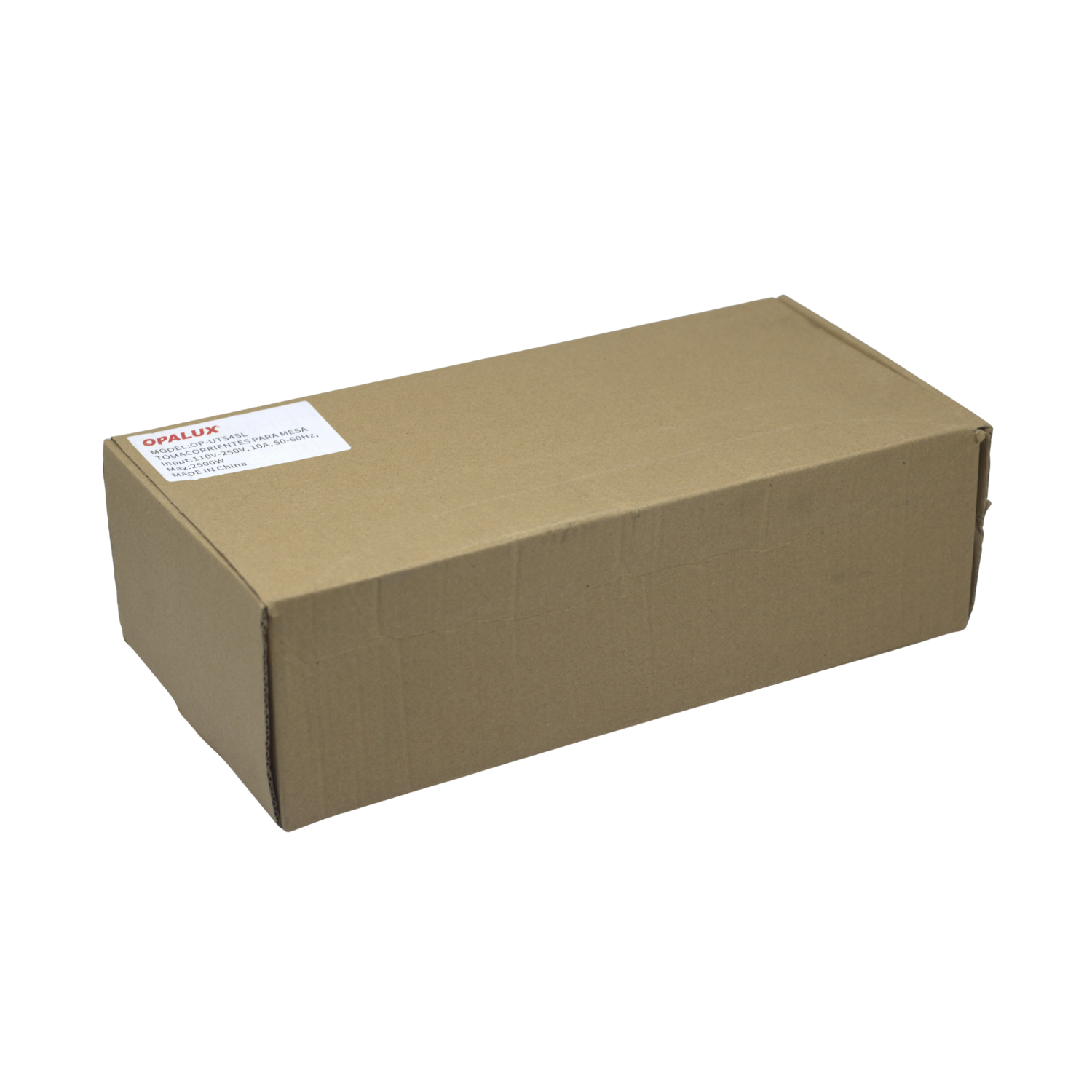 Tomacorriente Plateado Para Mueble 4 Tomas Universales OP-UTS4SL OPALUX