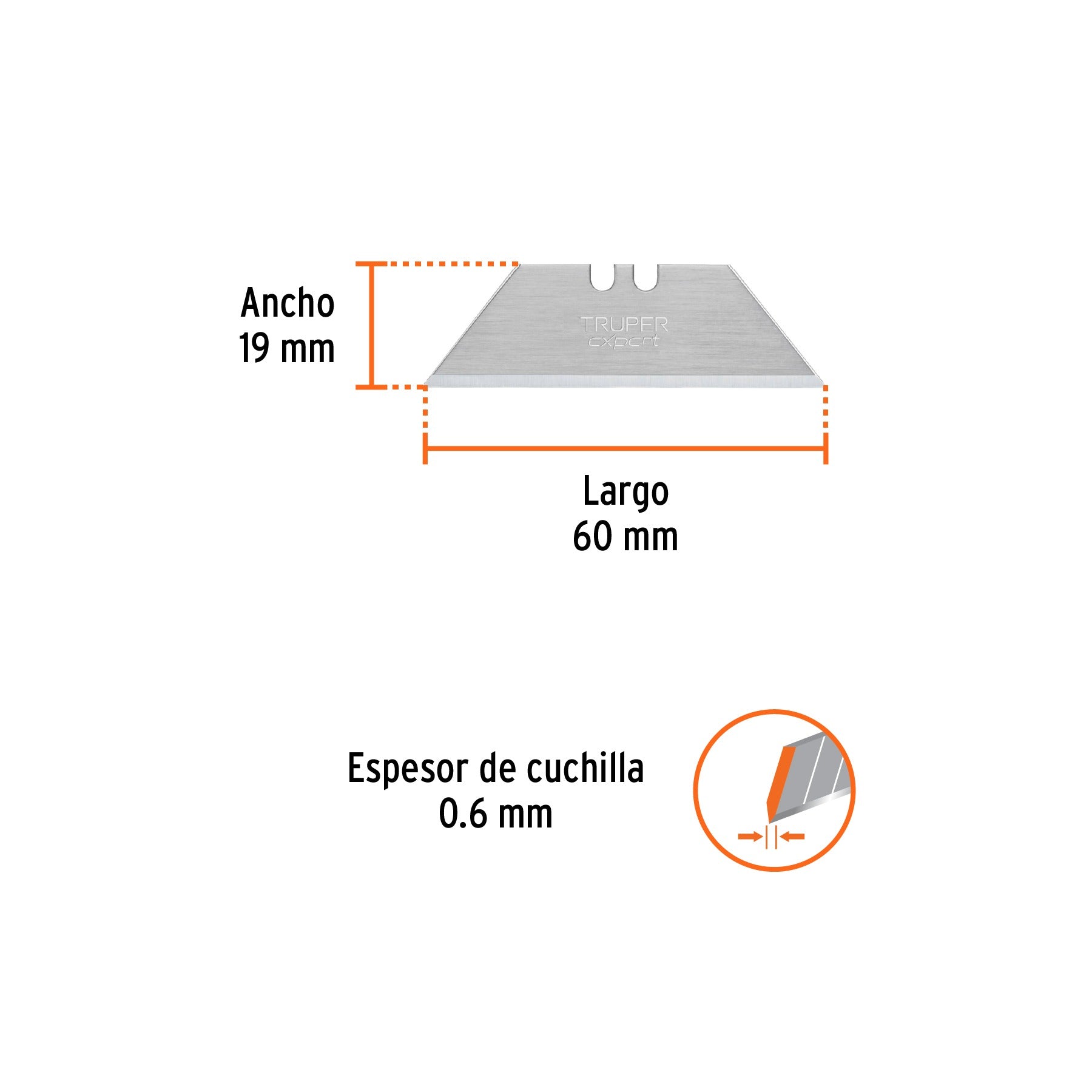 Dispensador con 10 cuchillas para NV-7X y NM-6, TRUPER - 100079