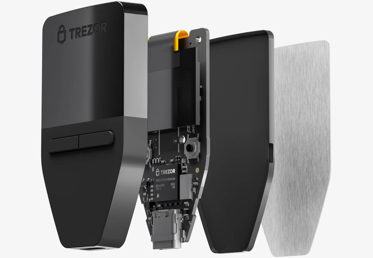 Trezor Safe 3 - Cartera de hardware criptográfico