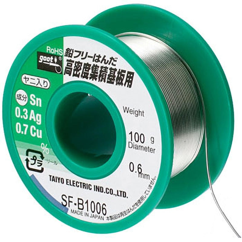 Rollo De Estaño 0.6mm, 100g Sn Ag Cu Goot SF-B1006
