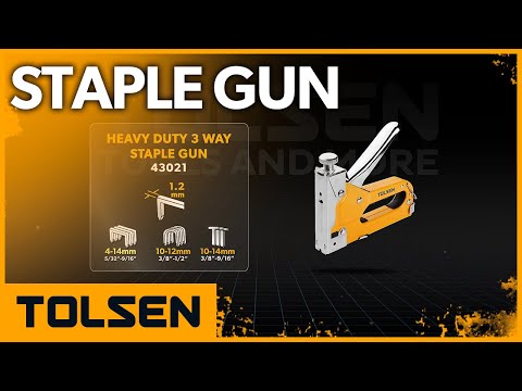 Engrapadora tipo Pistola uso pesado Tolsen 4-14mm (5/32 -9/16) 43021