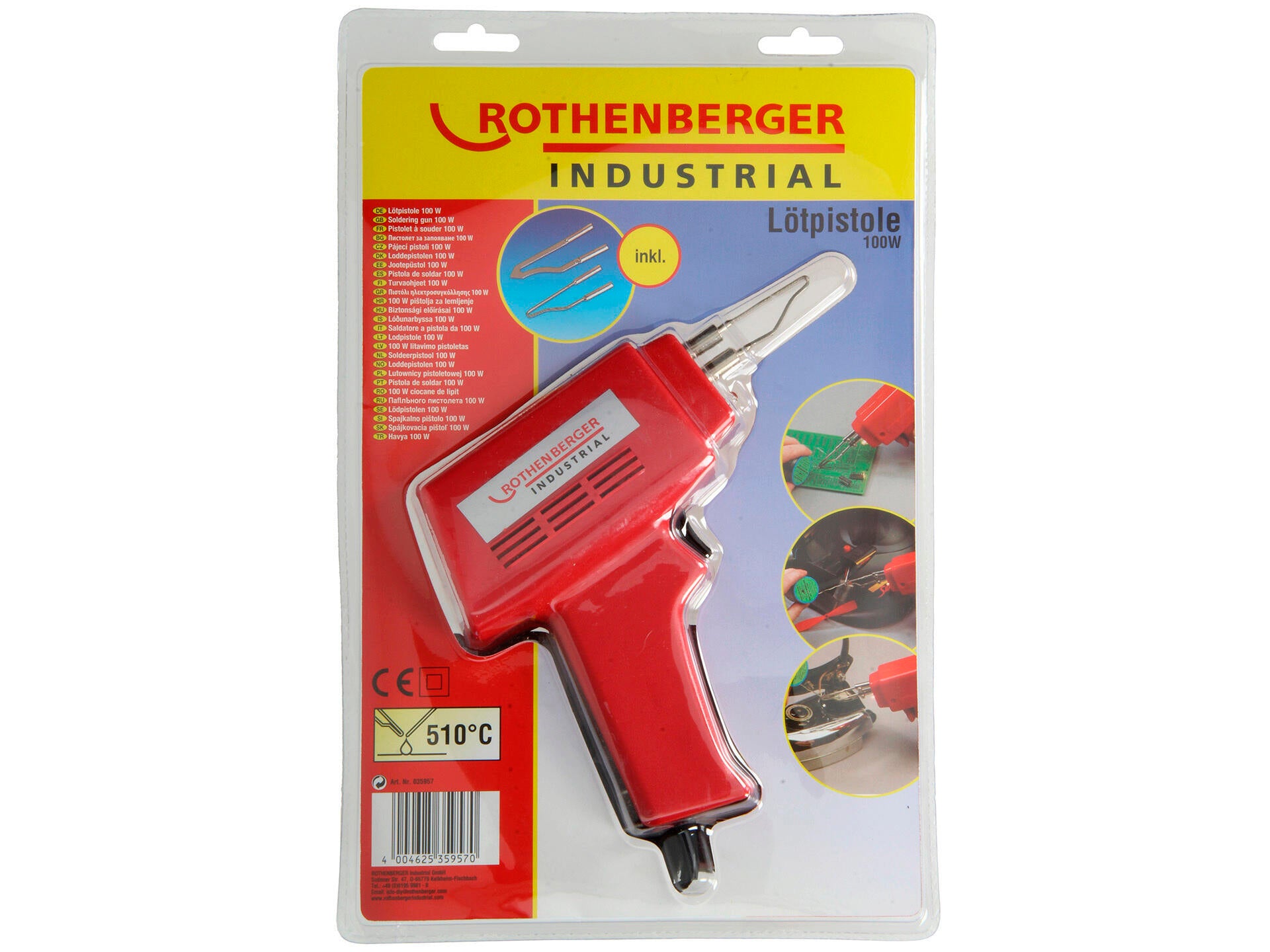 Pistola de soldar 100w Rothenberger FL-98