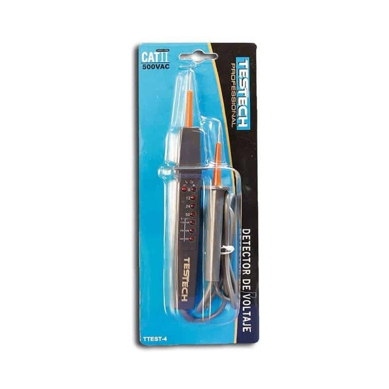 Detector De Voltaje 500v Dc, Testech TTEST-4