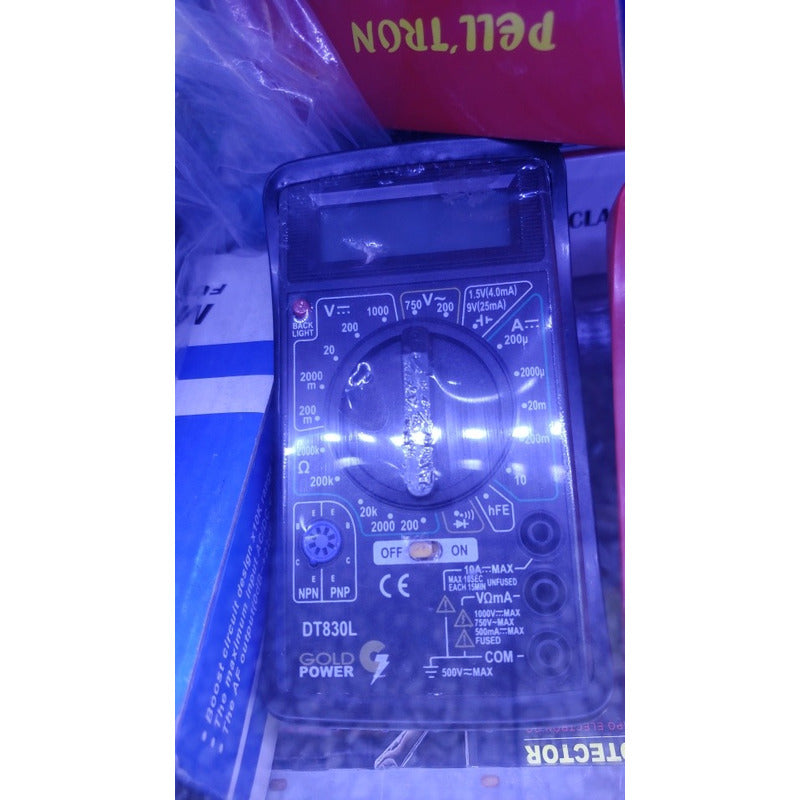 Multimetro Digital Basico Dt830l / Dt-830l